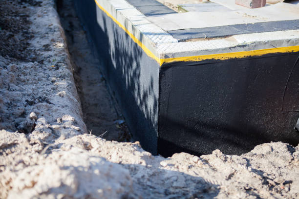Residential Exterior Waterproofing installation at a La Grange, KY home by SJ Waterproofing Pros